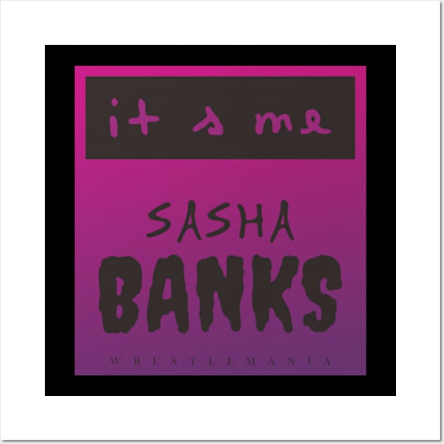 SASHA BANKS Wall Art by Kevindoa